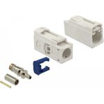 Delock FAKRA B Buchse 25 mm (lang) zum Crimpen (89686)