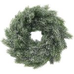 EUROPALMS Tannen-Kranz, beschneit, PE, 45cm (83501720)