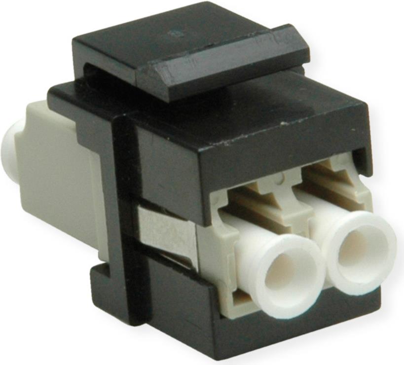 ROLINE Keystone LWL-Adapter LC/LC Duplex, Multimode, OM2 (21.17.0059)