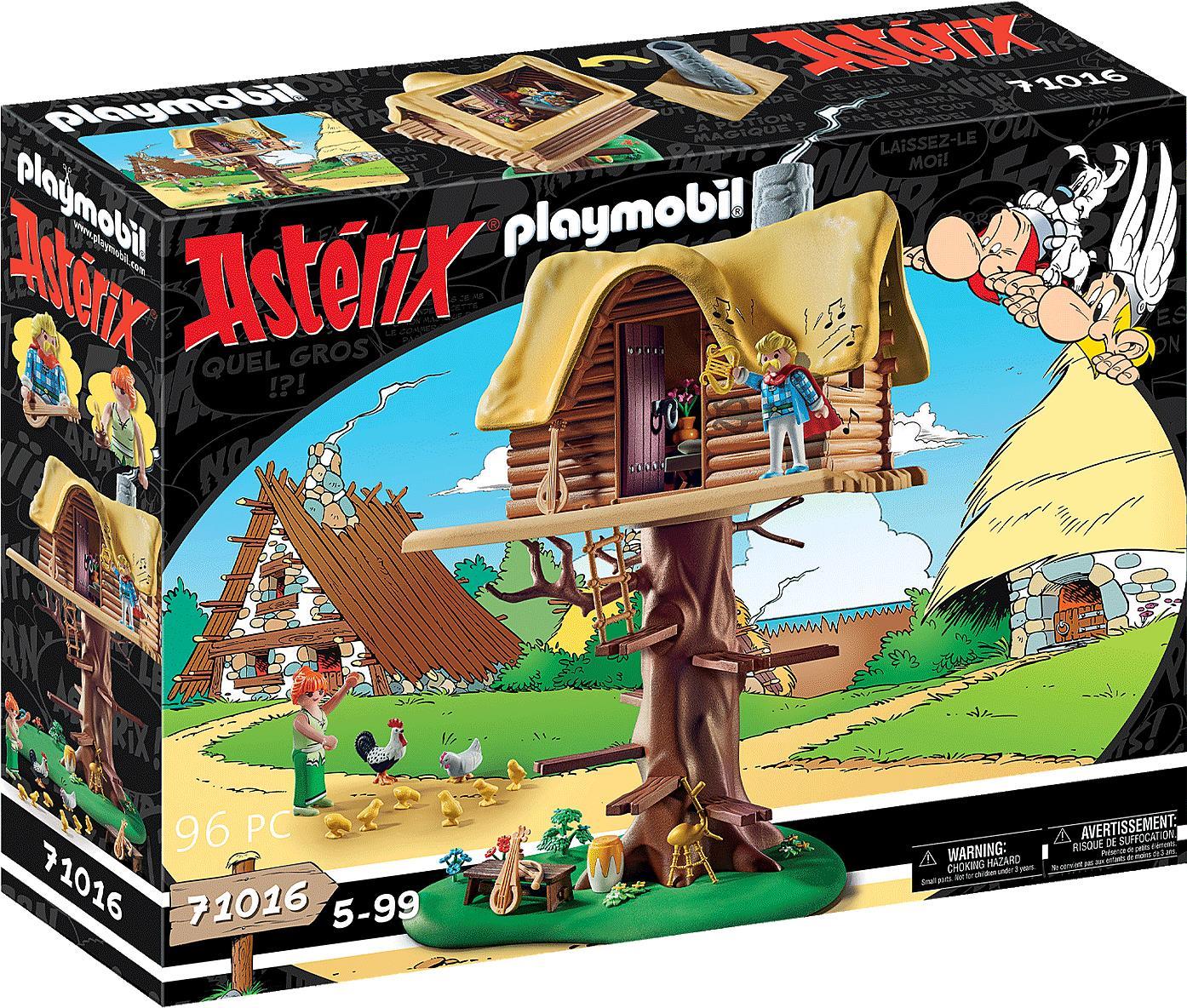 Playmobil Asterix : Troubadix mit Baumhaus (71016)