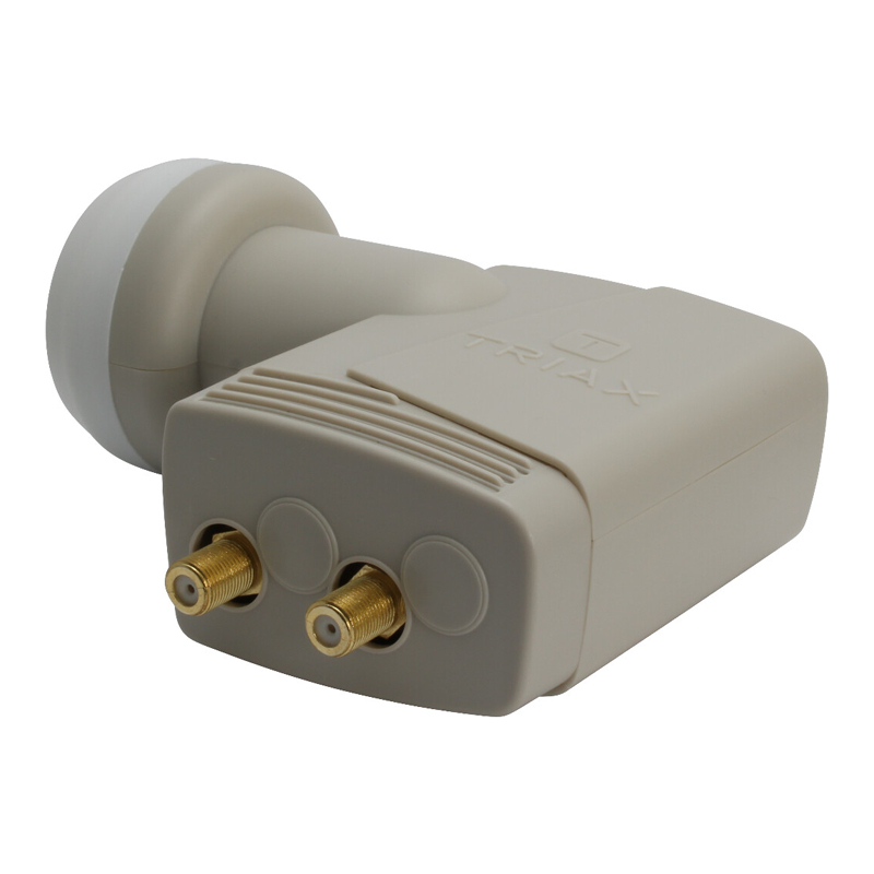 Triax TTW 200 Gold Twin-LNB 2 Ausgänge Grau, Weiß