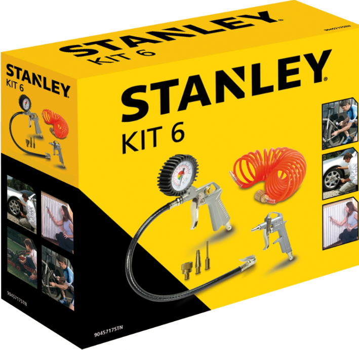 Stanley Druckluft-Werkzeug-Set 6-teilig (9045717STN)