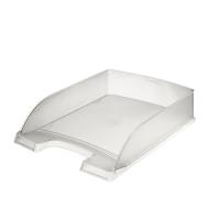 Esselte-Leitz LEITZ Briefablage Plus Standard, A4, Polystyrol, frost senkrecht oder versetzt stapelbar, großer Greifausschnitt, - 1 Stück (52270003)