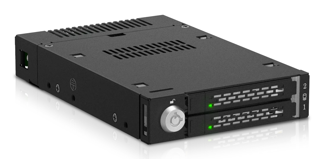 ICY Dock ToughArmor MB834MK-B V2 3.5" M.2 NVMe SSD Mobile Rack Schwarz