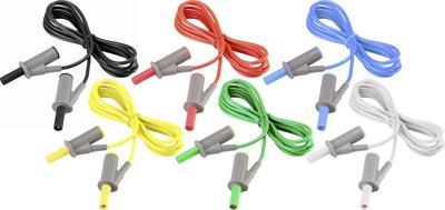 VOLTCRAFT MSB-501 Messleitungs-Set [Lamellenstecker 4 mm - Lamellenstecker 4 mm] 1.50 m (MSB-501-1.5)