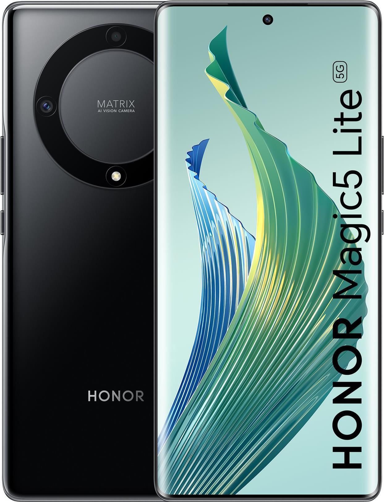 Honor Magic5 Lite 16,9 cm (6.67") Dual-SIM Android 12 5G USB Typ-C 6 GB 128 GB 5100 mAh Schwarz (5109AMAA)