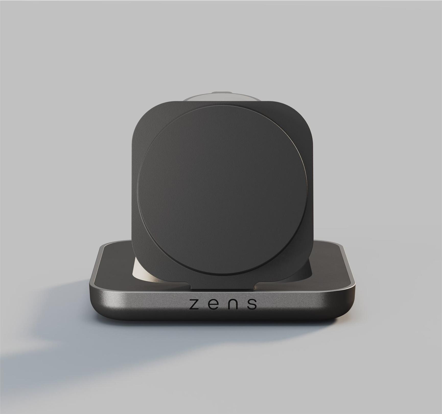 ZENS Nightstand Charger Pro 2 Kabelloses Ladegerät 15 W Qi2 Schwarz