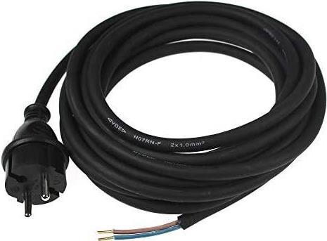 as-Schwabe 70556 Stromkabel Schwarz 3 m Netzstecker Typ F 70556