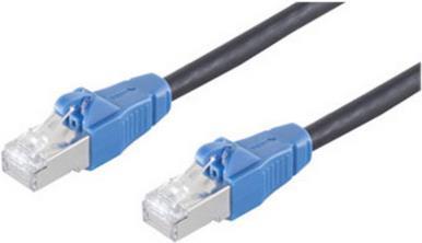 S-Conn BS08-27045 Netzwerkkabel 3 m Cat6a S/FTP (S-STP) Schwarz (BS08-27045)