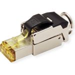 ROLINE 21.17.0323 Drahtverbinder RJ45 Schwarz - Metallisch (21.17.0323)