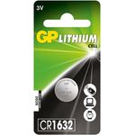 GP Batteries Lithium Cell CR1632 Lithium 3V Nicht wiederaufladbare Batterie (CR1632-U1)