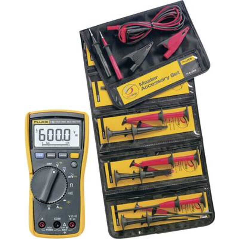 Fluke FLK115/TLK-225-1 Hand-Multimeter digital CAT III 600 V  