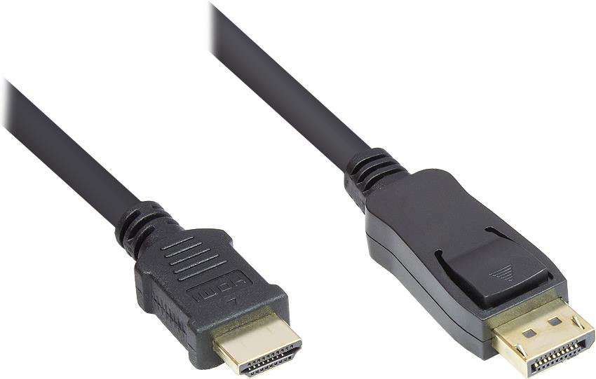 Good Connections DisplayPort 1.2 auf HDMI Anschlusskabel (DP-HDMI)