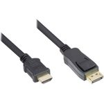 Good Connections DisplayPort 1.2 auf HDMI Anschlusskabel (DP-HDMI)