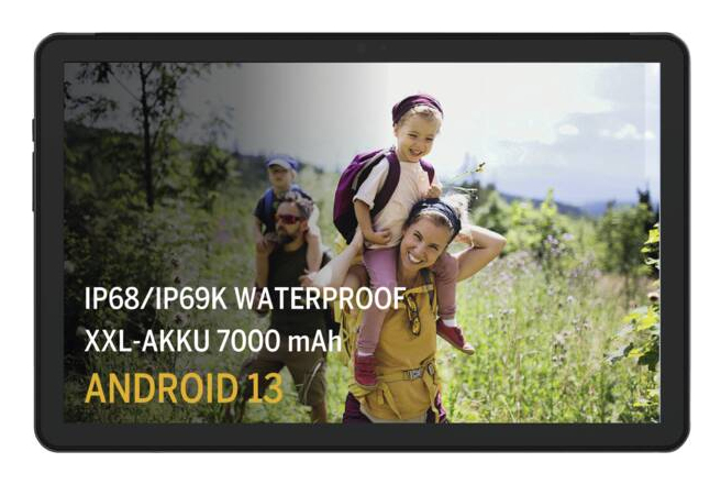 AGM Pad P1 Lite Outdoor Rugged 10,36" 4G 128 GB 4 GB RAM Android 13 Schwarz