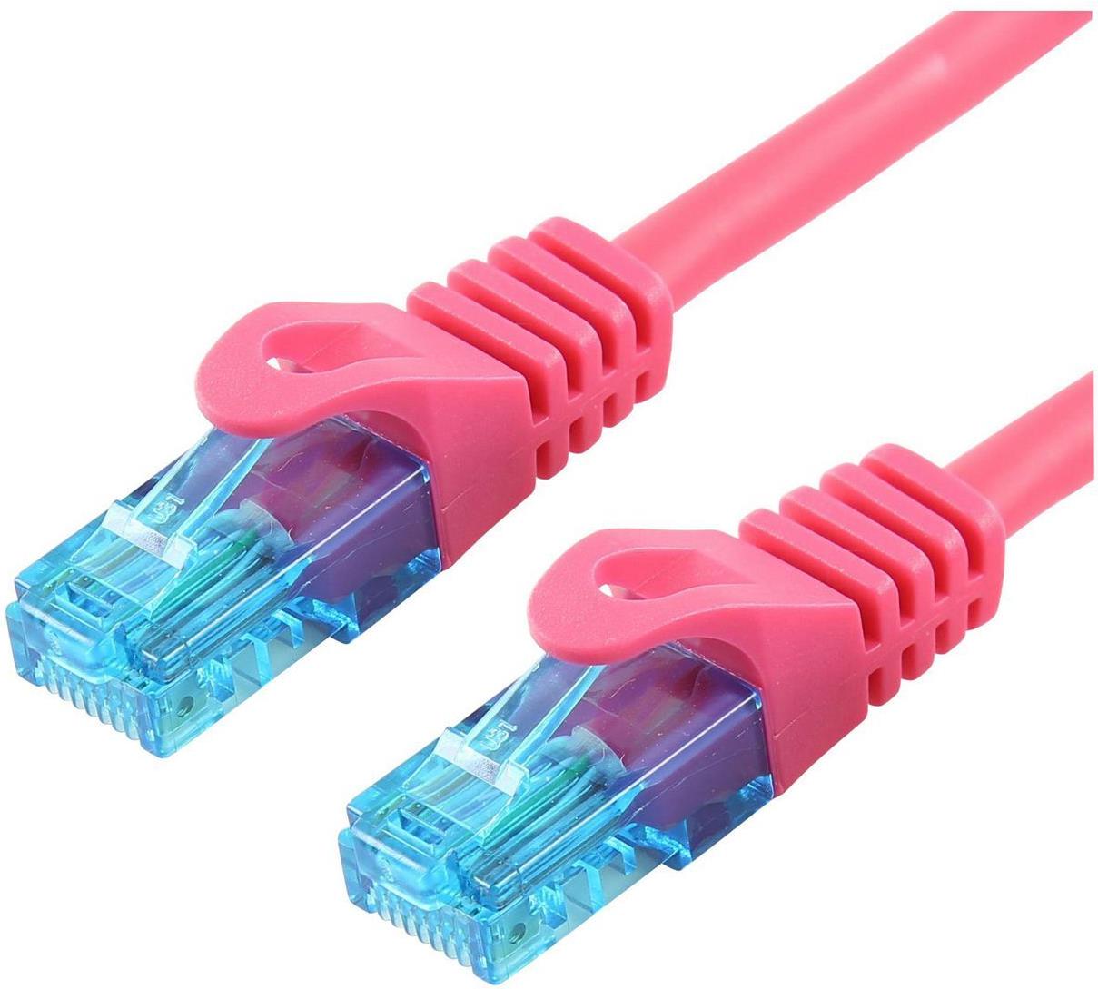LOGON TCU55U010M Netzwerkkabel Magenta 1 m Cat5e U/UTP (UTP) (TCU55U010M)