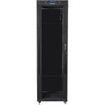 Lanberg FF01-6642-12BL Rack 42U Freistehendes Gestell Schwarz (FF01-6642-12BL)