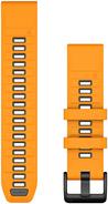 Garmin QuickFit-Armband 22 mm Silikon Spark Orange/Graphit (010-13392-01)