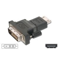 Wentronic Goobay HDMI™/DVI-D Adapter, HDMI™ Standard-Buchse (Typ A), Schwarz - 19-pol. HDMI™-Buchse>DVI-D (24+1) Stecker (68482)