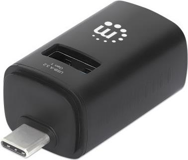 Manhattan 3-Port USB 3.0 2.0 USB-C Stecker auf 3xA-Buchse (180993)