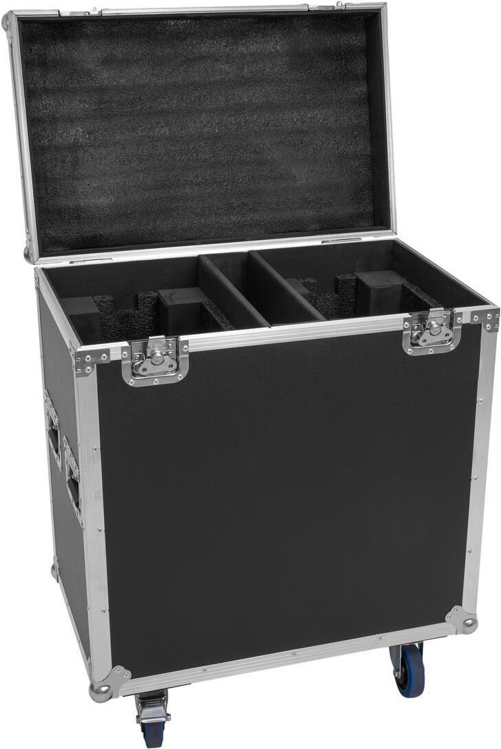ROADINGER Flightcase 2x TMH-S400 mit Rollen, 100 kg Traglast, 70,5 x 45 x 86 cm