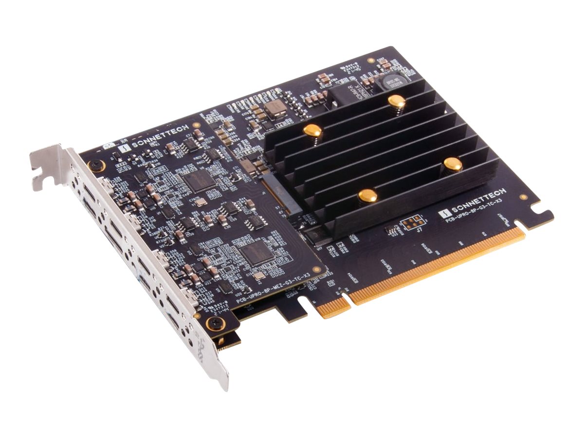 Sonnet Allegro Pro USB3C-8PM-E USB-C 3.2 Gen 2 8-Port PCIe 3.0 x16 Schwarz