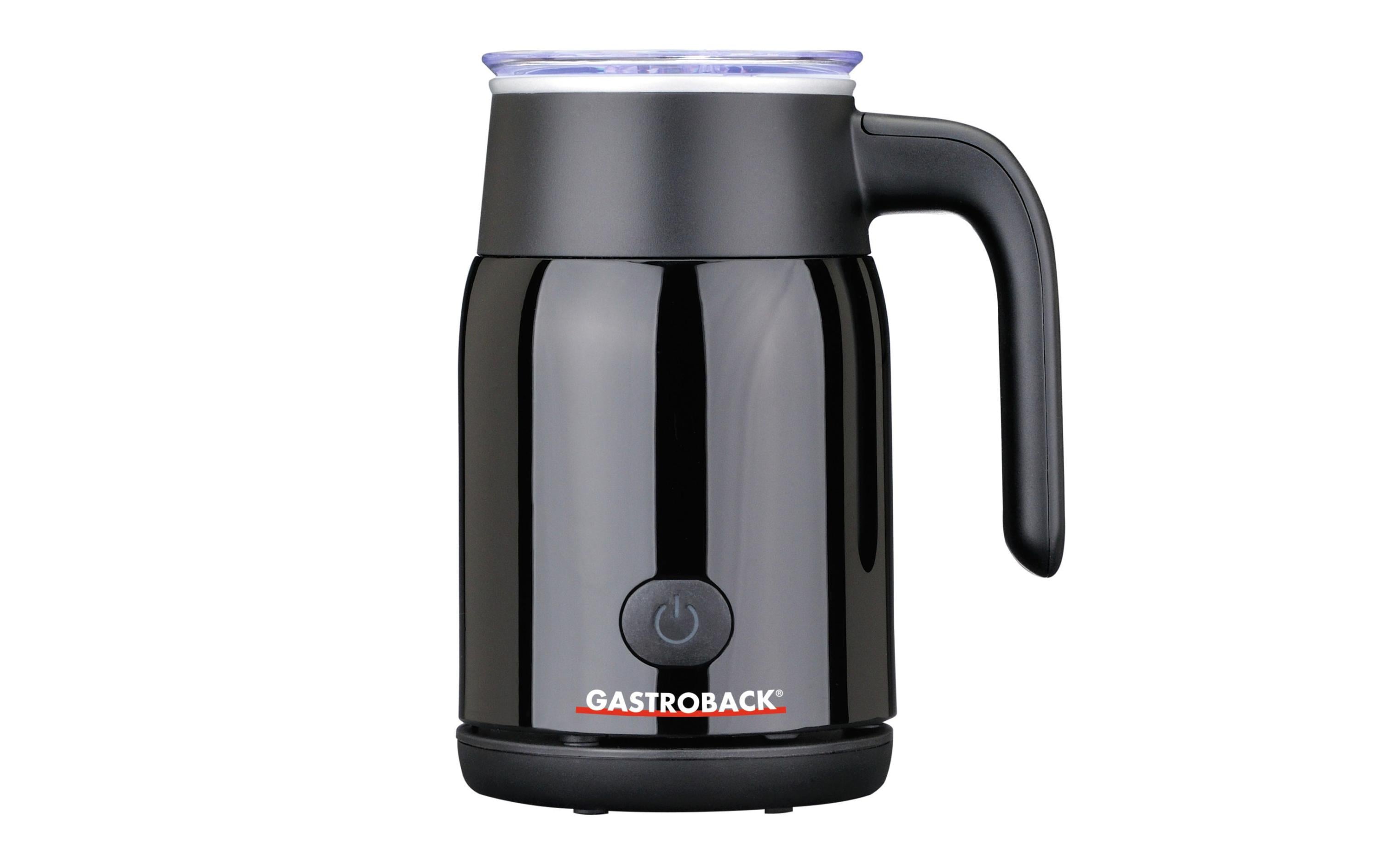 Gastroback Latte Magic Milchaufschäumer 350 ml 500 W Schwarz