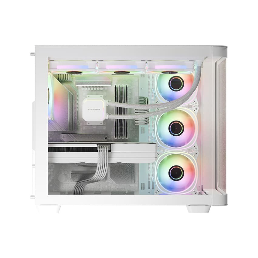 LC-Power LC Power Gaming 8001W Pro-Storm Light Mid Tower ATX Weiß