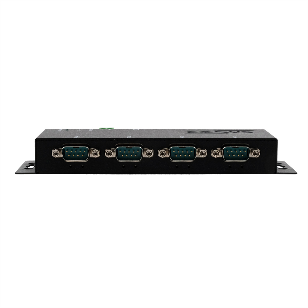 Exsys EX-6114-2 Ethernet-zu-4x-RS-232 Schnittstellenkarte, 15 kV ESD-Schutz, inkl. 12 V/3 A Netzteil