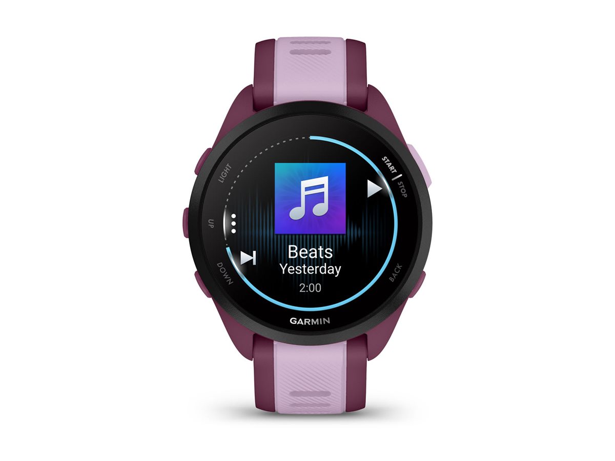 Garmin Forerunner 165 Music 1.2" AMOLED GPS Smartwatch 4 GB Berry, Flieder