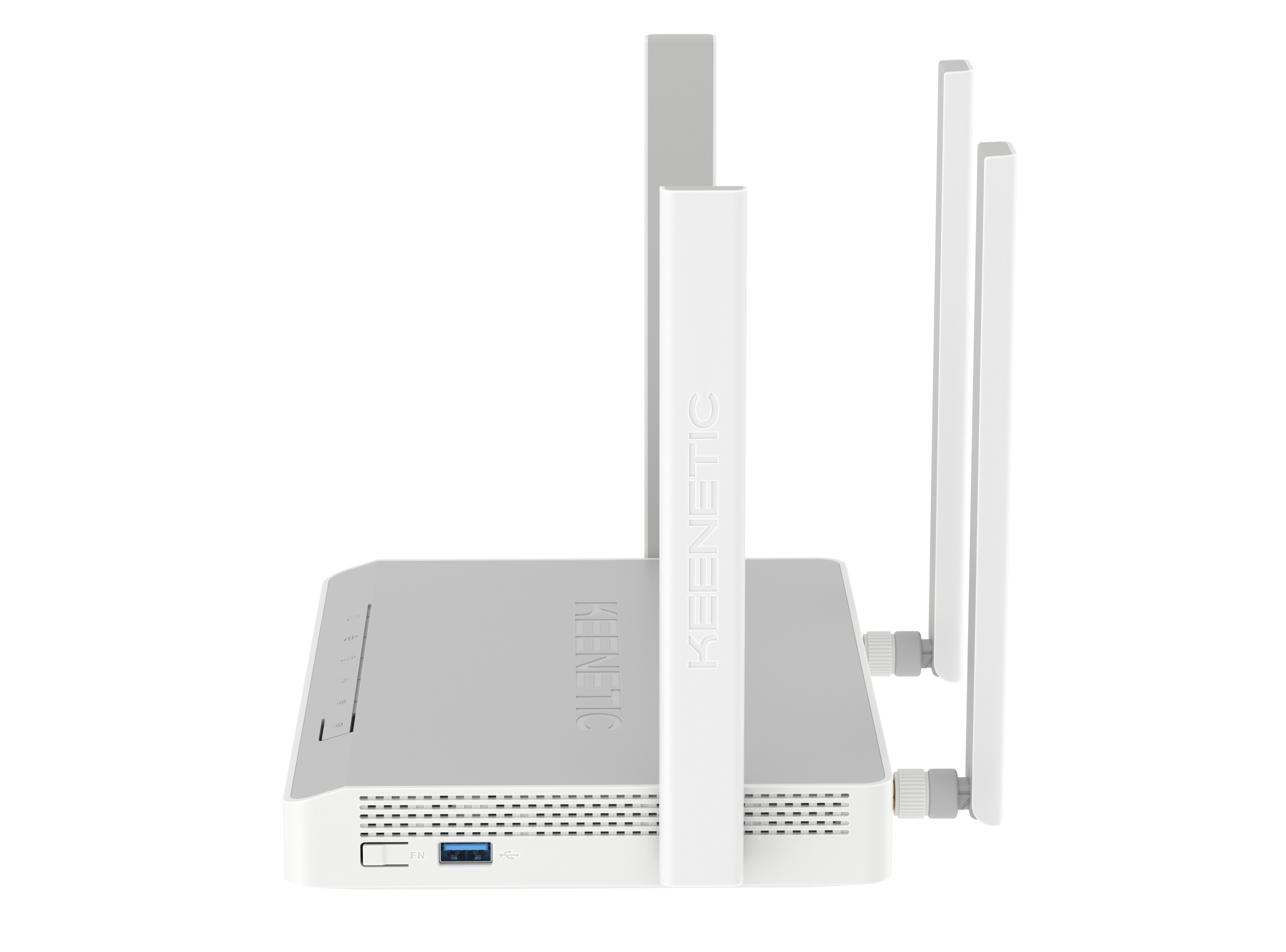 Keenetic Hero 4G+ KN-2311-01-EU WLAN-Router Wi-Fi 6 Dual-Band 4G LTE Nano-SIM Grau, Weiß