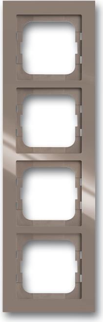 Busch-Jaeger 1754-0-4449. Produktfarbe: Grau, Design: Schraubenlos, Markenkompatibilität: Busch-Jaeger (2CKA001754A4449)