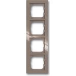 Busch-Jaeger 1754-0-4449. Produktfarbe: Grau, Design: Schraubenlos, Markenkompatibilität: Busch-Jaeger (2CKA001754A4449)