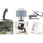 LogiLink Befestigungskit (Monitorarm) einstellbarer Arm - für LCD-Display (BP0201) (BP0201)