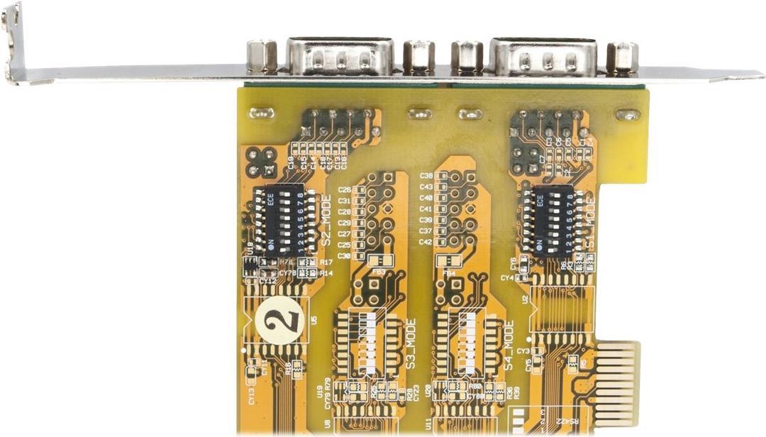 Exsys EX-42032IS PCI-X Serieller Adapter mit Überspannungsschutz, 2x RS-232/422/485, FTDI