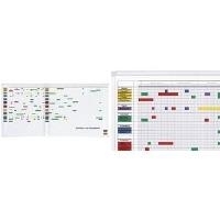 magnetoplan Aktivitäten-& Urlaubsplaner "60", 7-Tage-Woche Set für 60 Mitarbeiter bzw. Vorgänge und Aktivitäten (3707155)