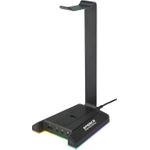 SpeaKa Professional SP-HPS-320 Kopfhörerständer Passend für (Kopfhörer):On-Ear-Kopfhörer, Over-Ear-Kopfhörer Schwarz (SP-10095168)