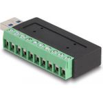 Delock USB-Adapter 10-poliger Anschlussblock zu USB Typ A (M) (66044)
