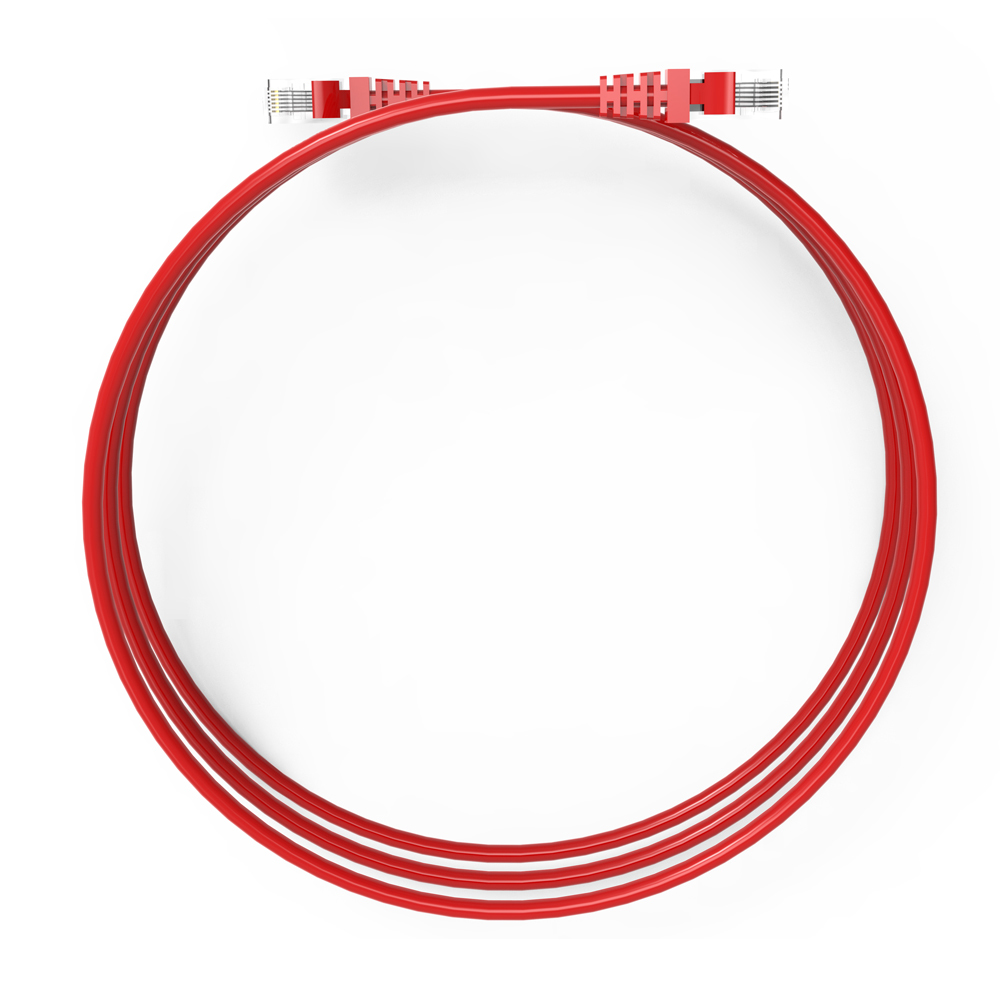INCA ICAT6-01TK Cat6 UTP Patchkabel RJ45 1 m Rot