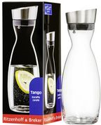 Flirt by R & B Glaskaraffe "Tango", im Geschenkkarton, 1 l ellipsenförmig, spülmaschinenfest, - 1 Stück (160291)