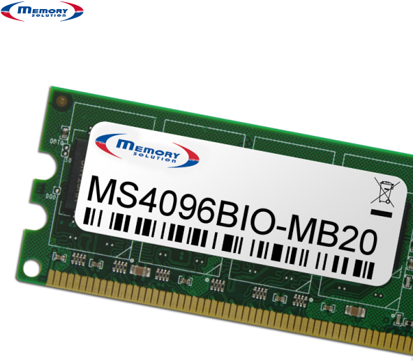 Memory Solution MS4096BIO-MB20 4GB Speichermodul (MS4096BIO-MB20)