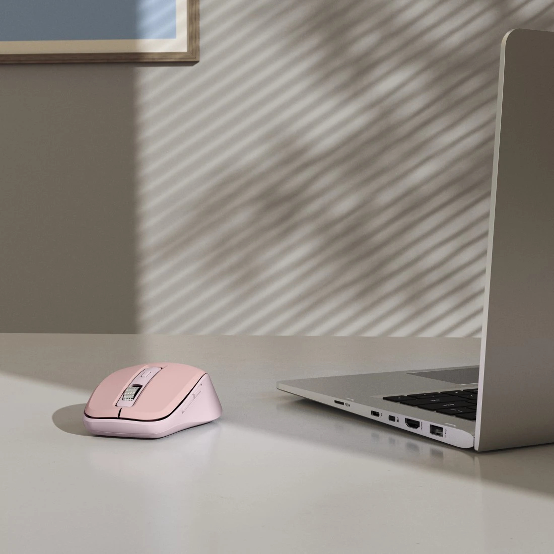 Hama WM-450 Multi-Device-Maus Kabellos Optisch 1600 DPI 7 Tasten Pink