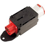 Bachmann 349.012 Schwarz - Rot Netzstecker-Adapter (349.012)