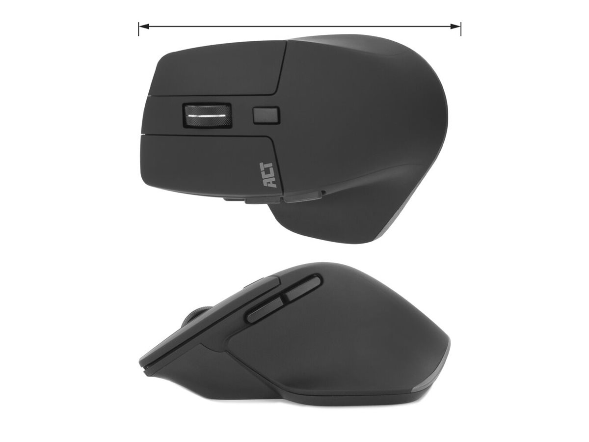 ACT AC5146 - Kabellose Maus - 2400 DPI - Bluetooth 5.0 / 2.4 GHz - Schwarz