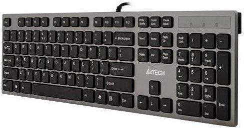 A4Tech KV-300H Tastatur USB QWERTY US Grau/Schwarz