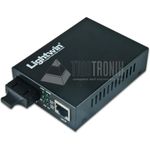 Lightwin LWC 10/100 SM60 SC Netzwerk Medienkonverter 100 Mbit/s Einzelmodus Schwarz (LWC 10/100 SM60 SC)