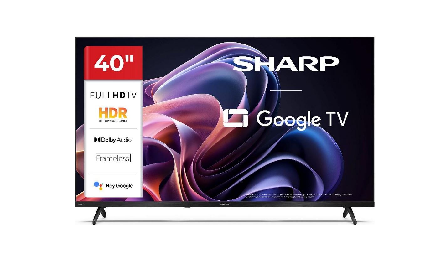 Sharp 40HF2265E 40 Zoll Full HD LED Google TV Schwarz HDR10