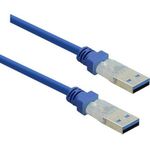 Renkforce RF-4369443 USB Kabel 0,5 m USB 3.2 Gen 1 (3.1 Gen 1) USB A Blau (RF-4369443)