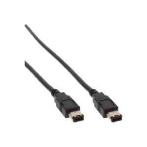 InLine® FireWire Kabel, IEEE1394 6pol St/St 1,8m (34002)