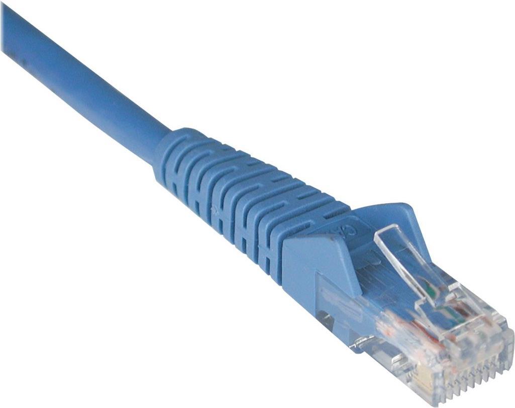 Eaton PowerWare Tripp Lite 1ft Cat6 Gigabit Snagless Molded Patch Cable RJ45 M/M Blue 1 (N201-001-BL)